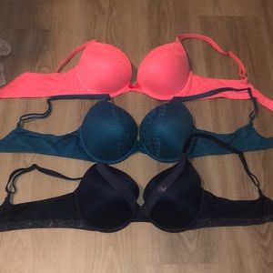 3 Victoria Secret Bras